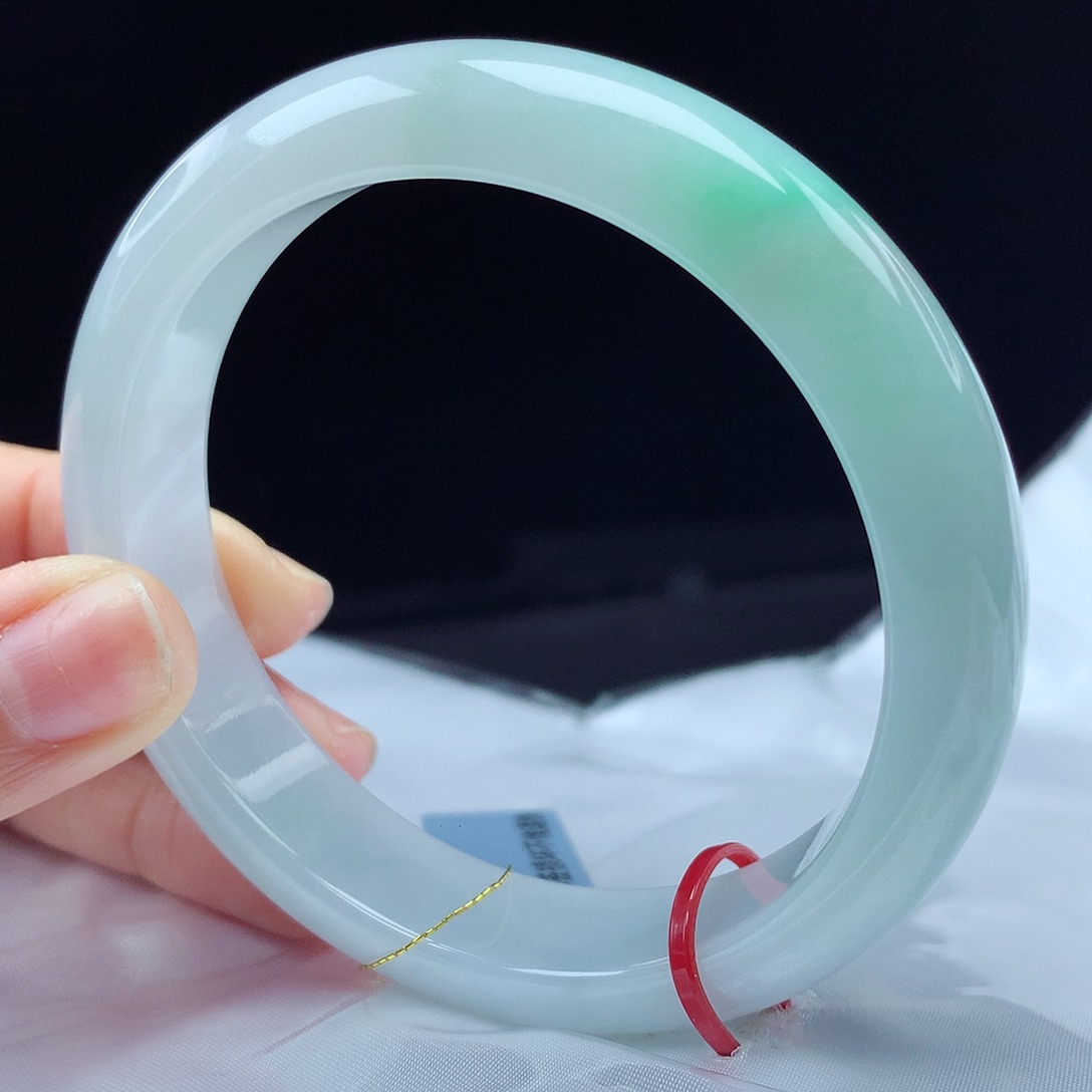 翡翠未镶嵌手镯57圈3948