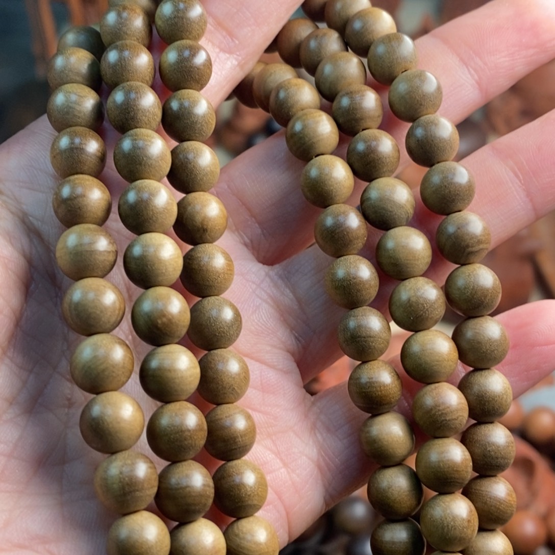 整***梦檀香木手串/手链老山檀0.8/108