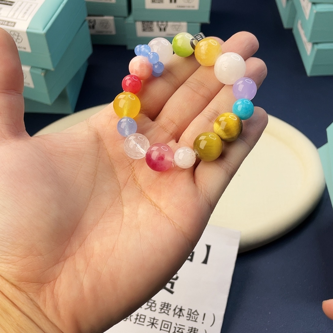 手链水晶银S925镶嵌