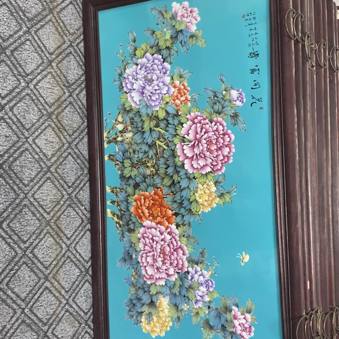 瓷片1.2米*66厘米景德镇瓷板画柴窑烧制