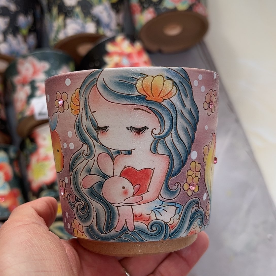 景德镇陶瓷花盆景德镇陶瓷hua p