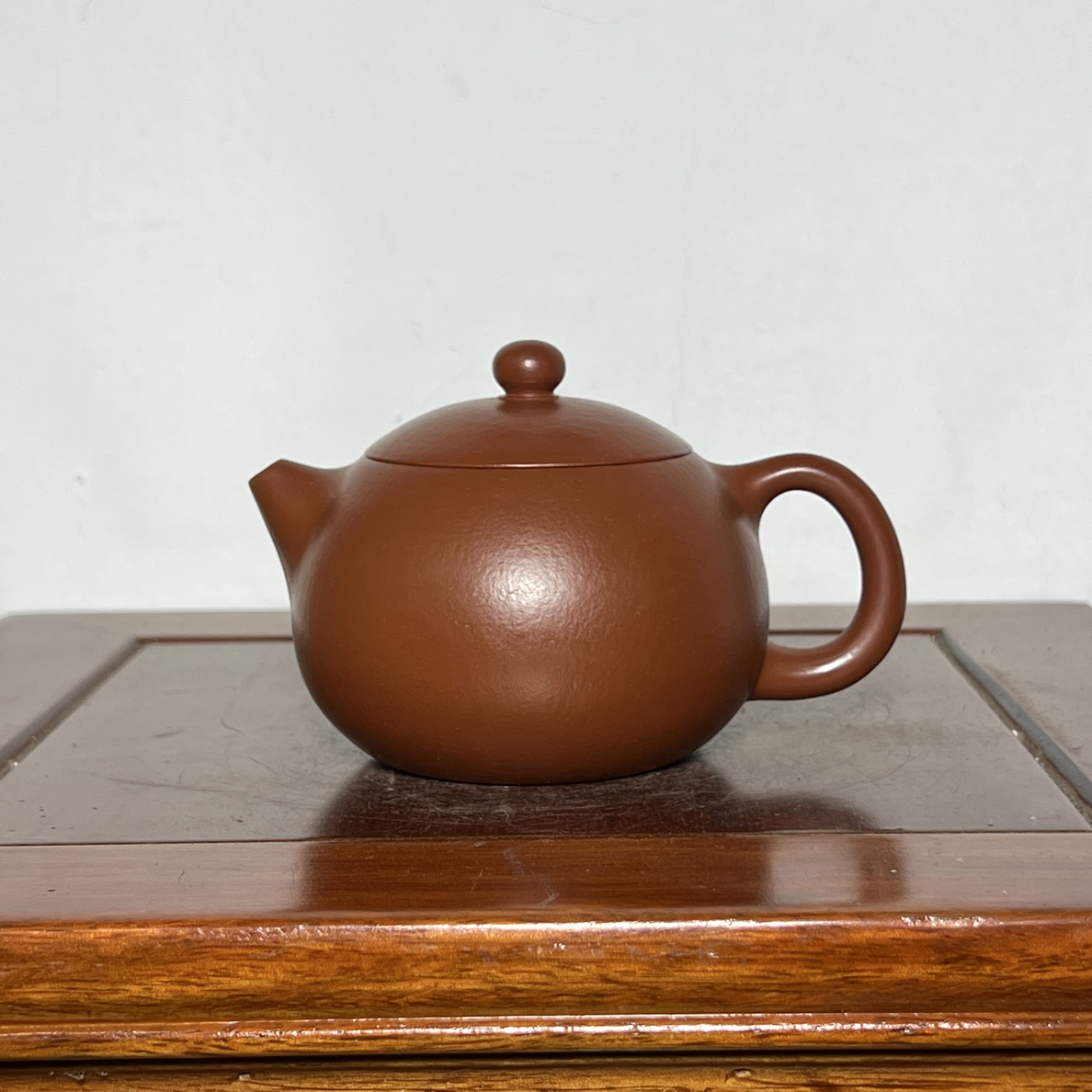 宜兴紫砂壶朱泥全手工西施260毫升左右