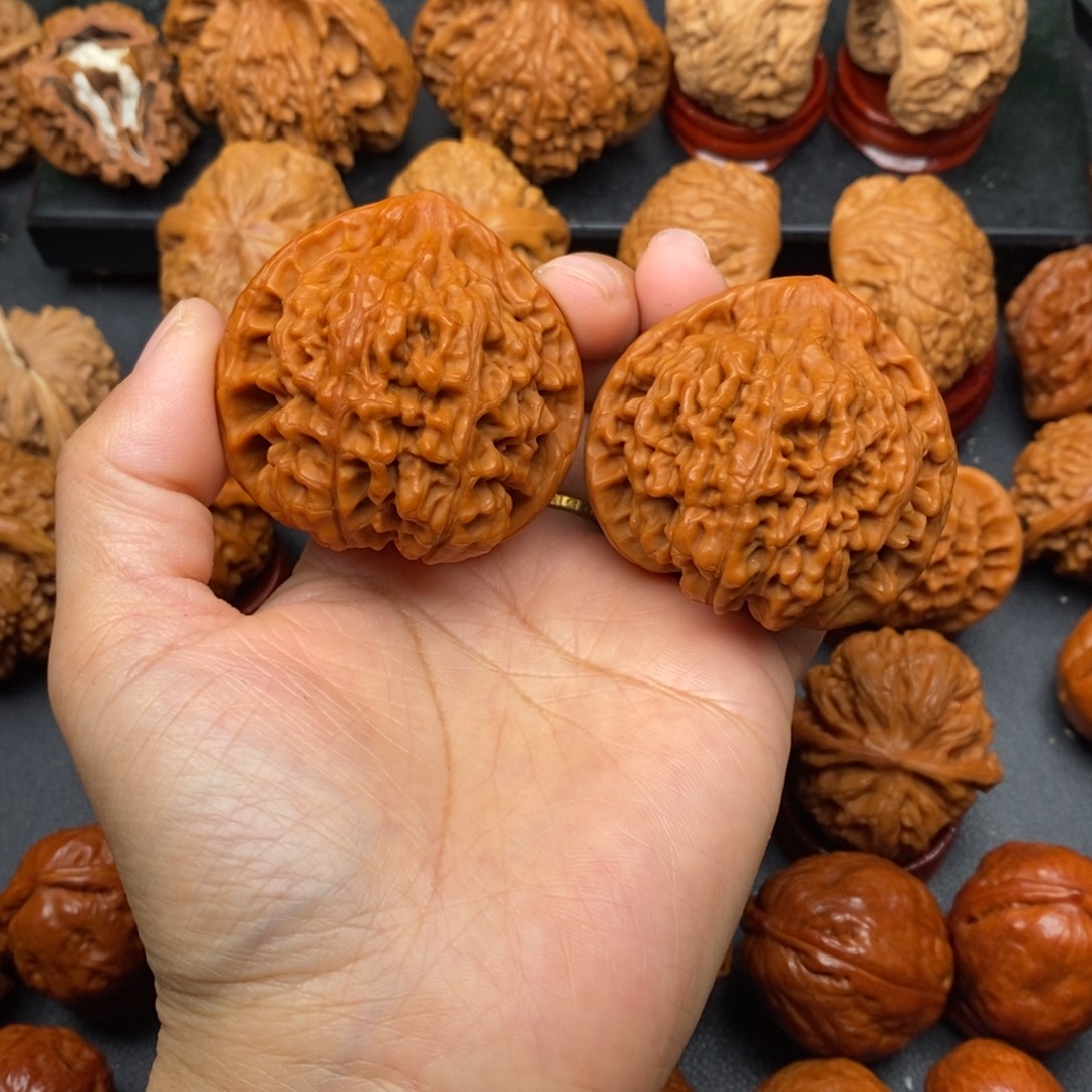 把件文玩核桃49官帽