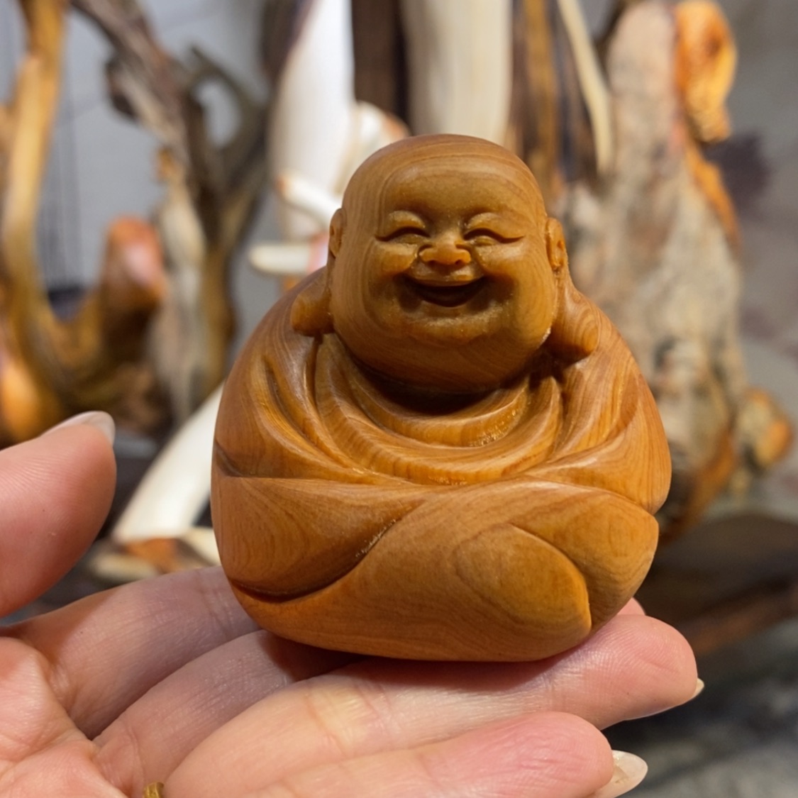 【闪购商品】柏木（崖柏）根雕木雕工艺品摆件创意