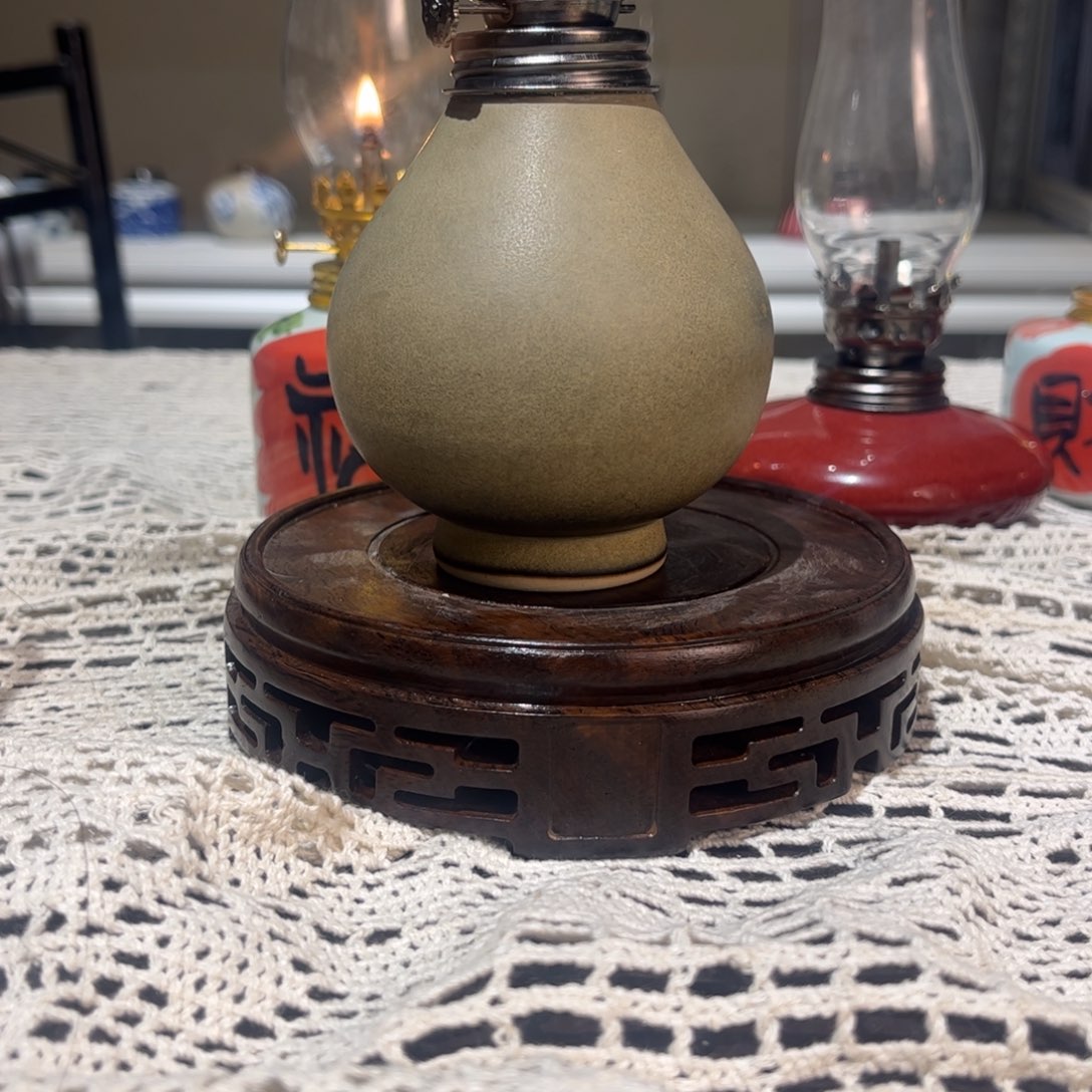 摆件景德镇陶瓷香薰灯