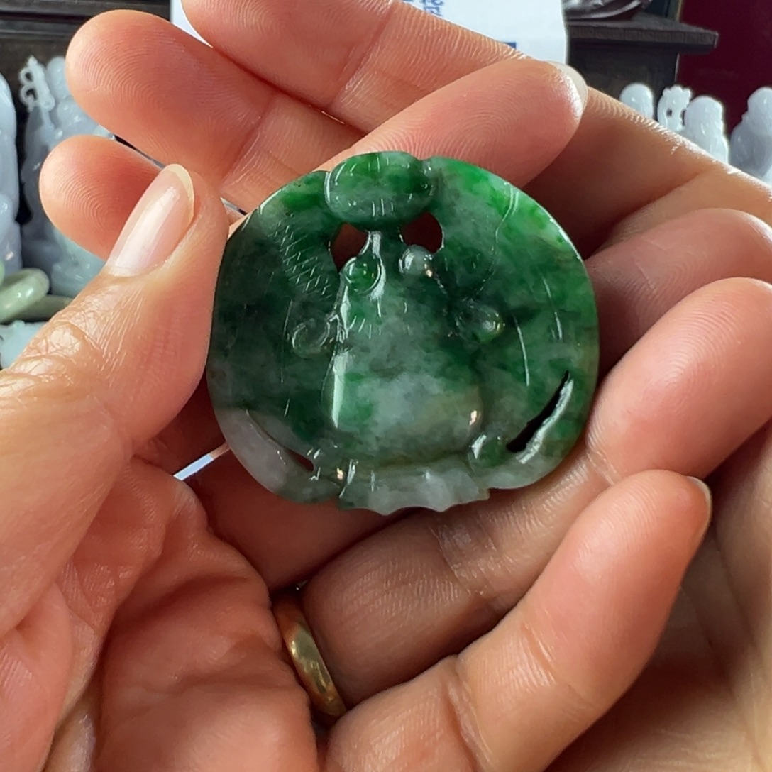 翡翠未镶嵌手镯天然翡翠挂件