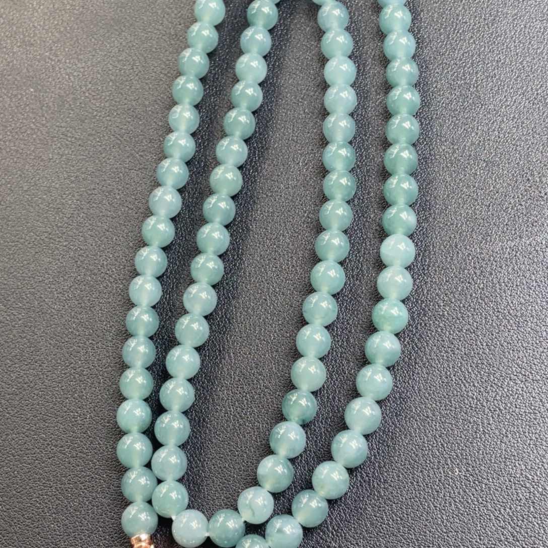 翡翠散珠卡8左右珠链