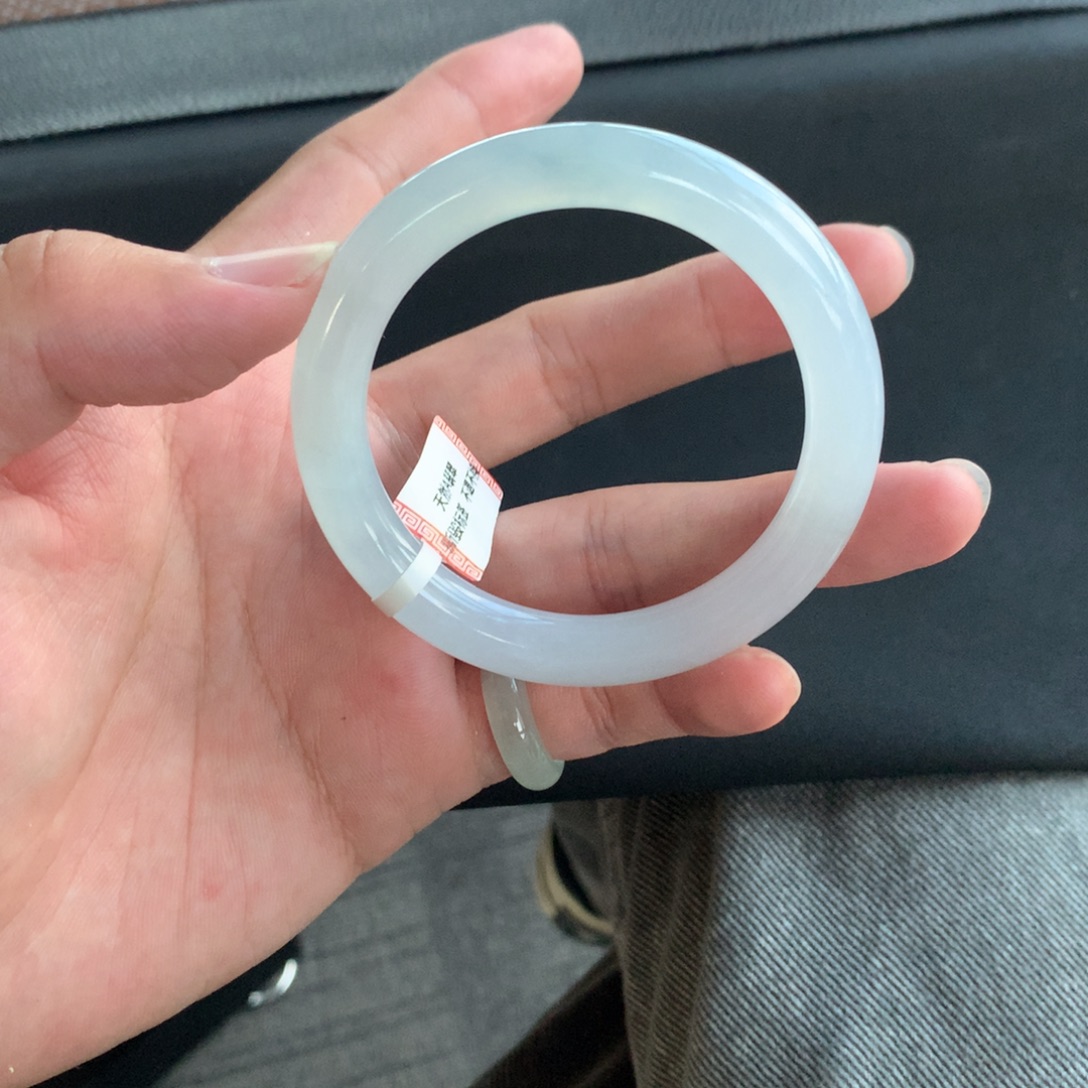 翡翠未镶嵌手镯4号52