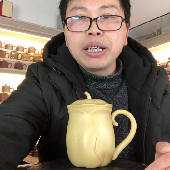 段泥茶杯荷趣杯容量450