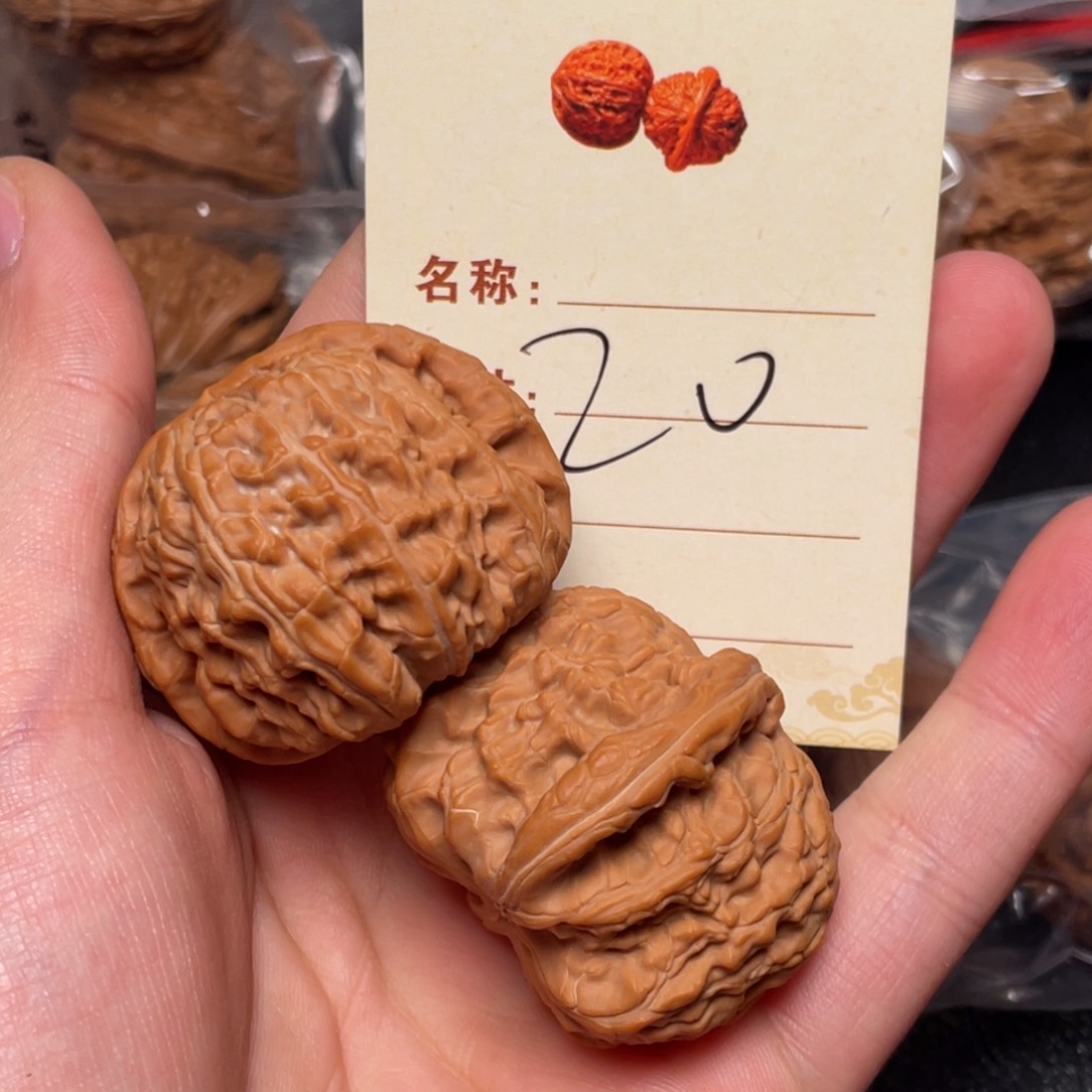 文玩核桃把件白狮子41尺20