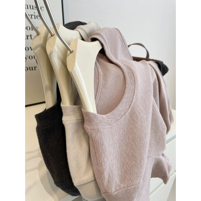 ARRLMORRE品牌【纯粹】韩货高定优可丝棉纯色显瘦短袖T恤