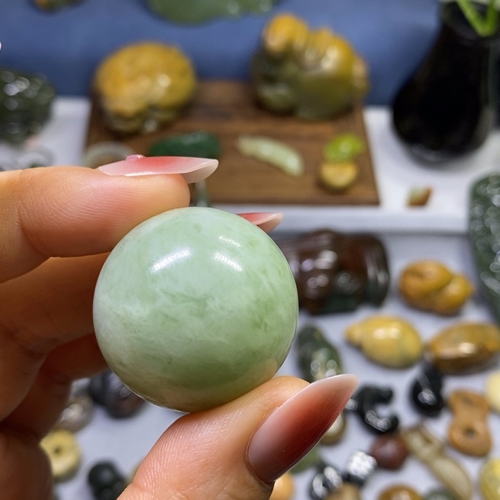 蛇纹石玉未镶嵌岫玉3.0