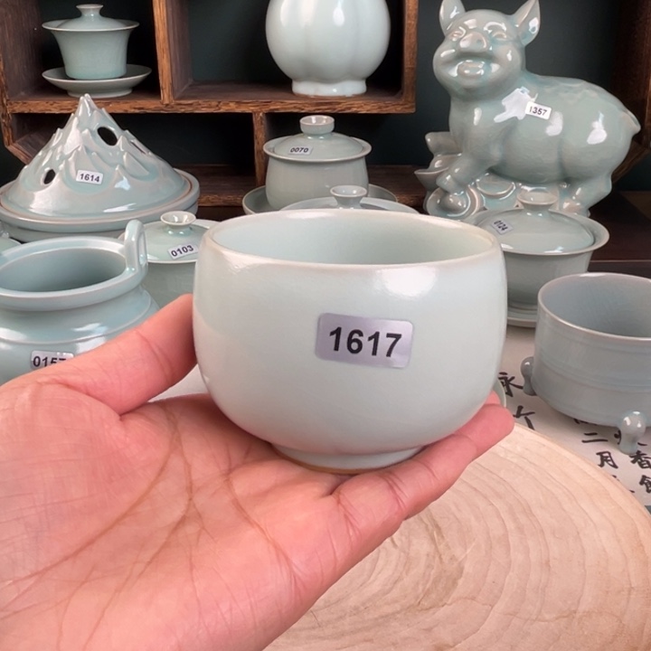 杯1617原产地原矿釉汝瓷