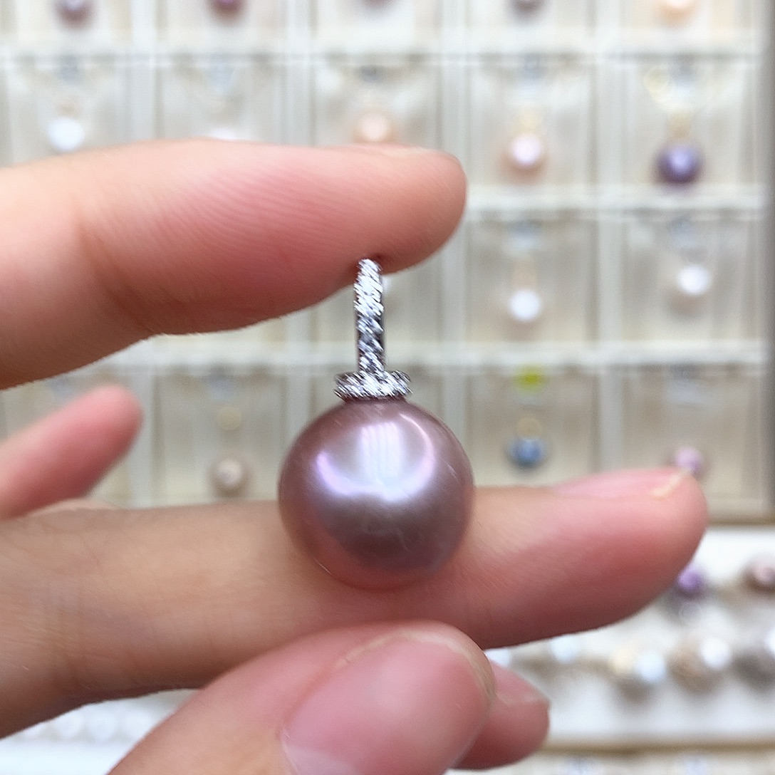 淡水珍珠颈饰合金