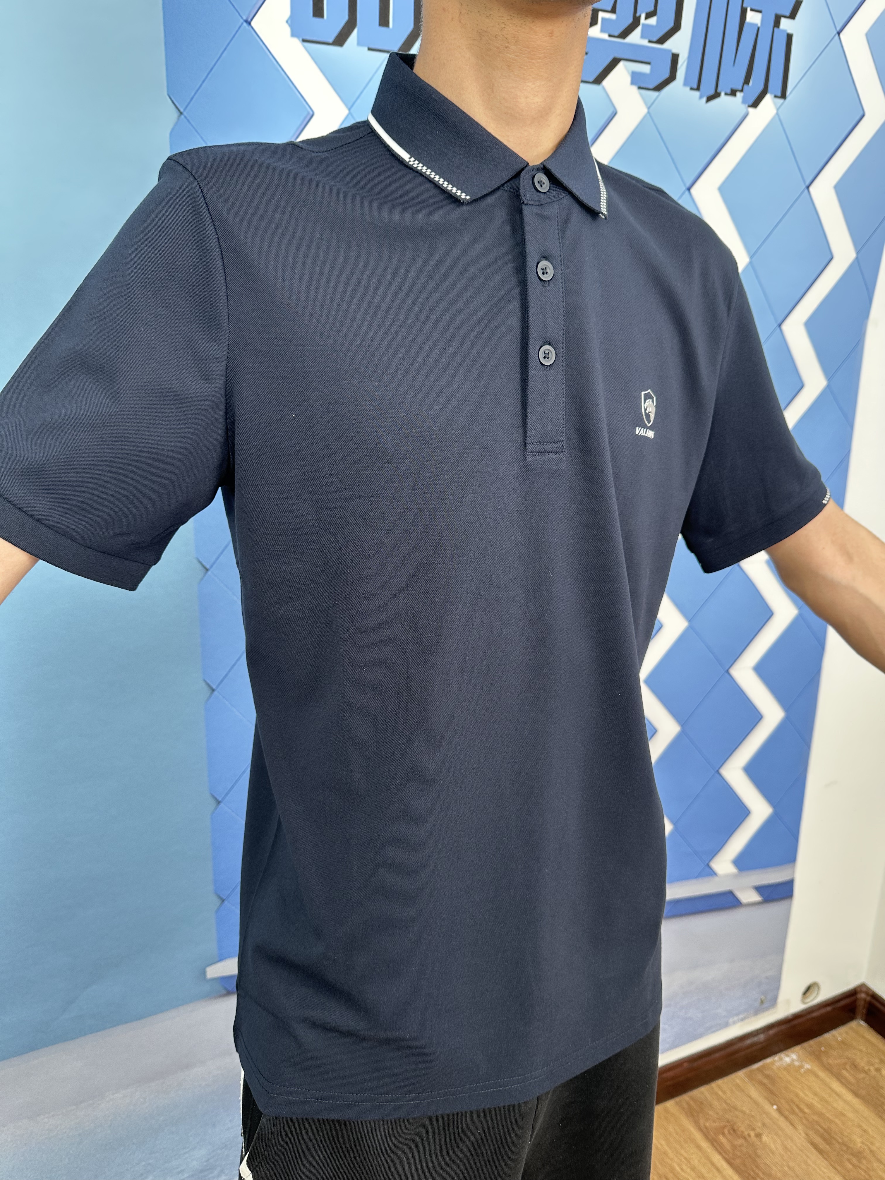 海蓝剪撤柜标尾货 男装短袖T恤男Polo衫 夏季休闲上衣5