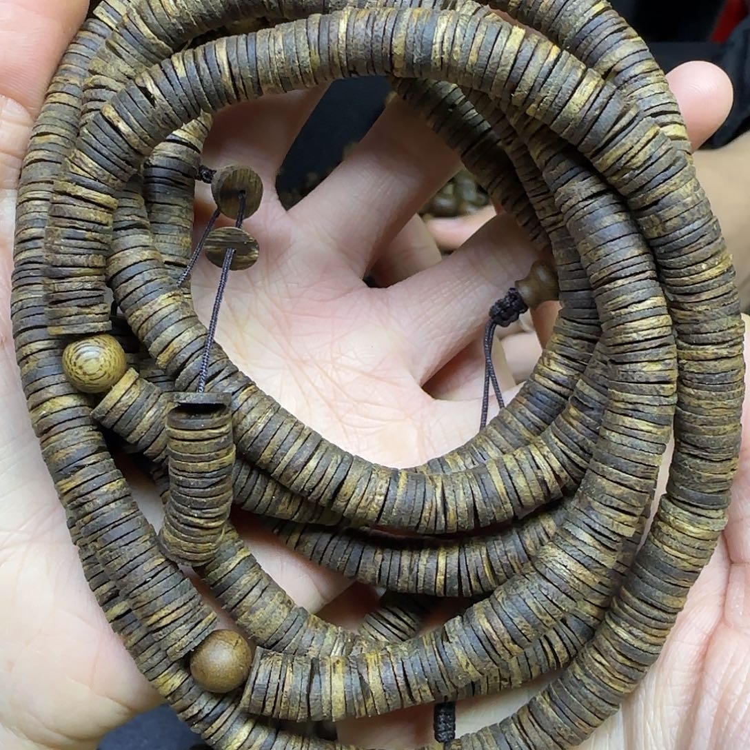 沉香碎屑沉香+沉水浮0.8片片珠多圈37克加多样性发一