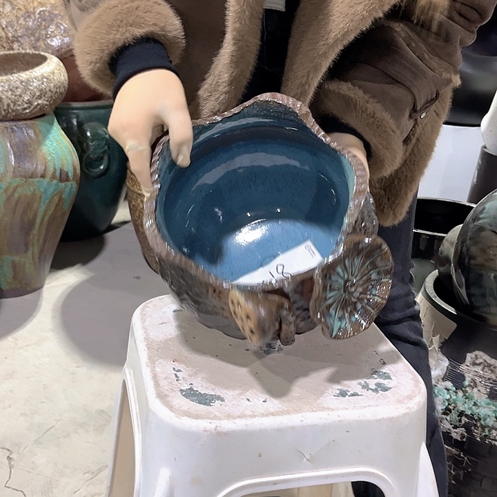 正品口20高18无孔水培