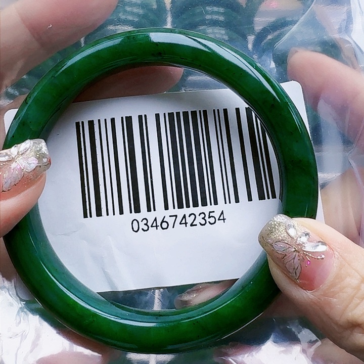 和田玉（碧玉）手镯未镶嵌61包容