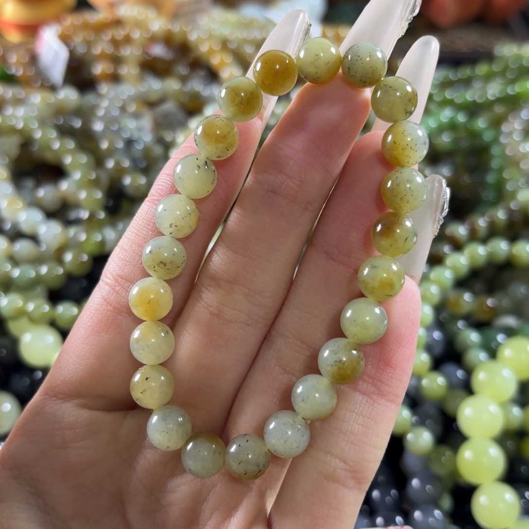 和田玉未镶嵌手链24