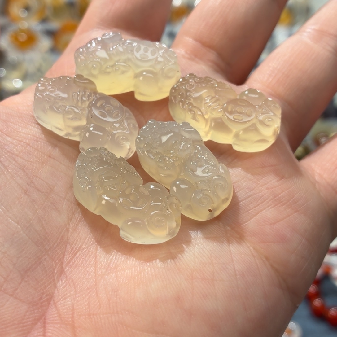 玛瑙/玉髓未镶嵌吊坠(不含链)