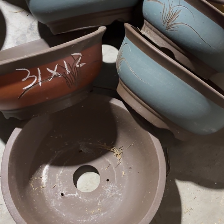 紫砂花盆100-5。 31-12。      