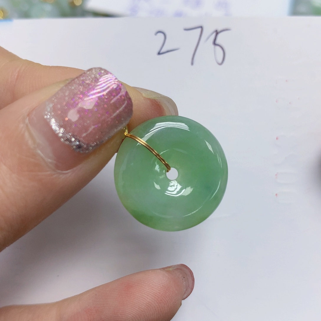 【闪购商品】翡翠颈饰合金天然翡翠A货