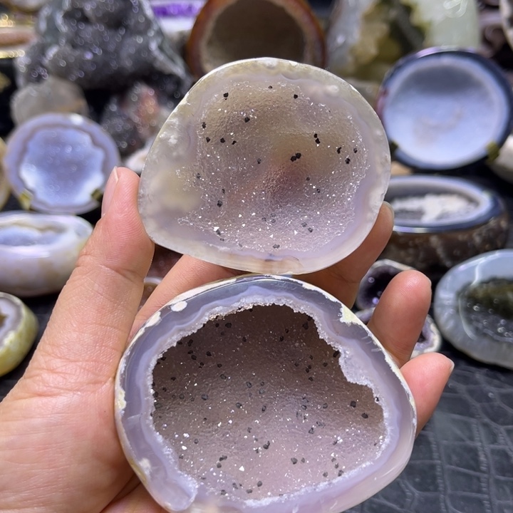 未镶嵌珠宝半成品水晶啵啵盆