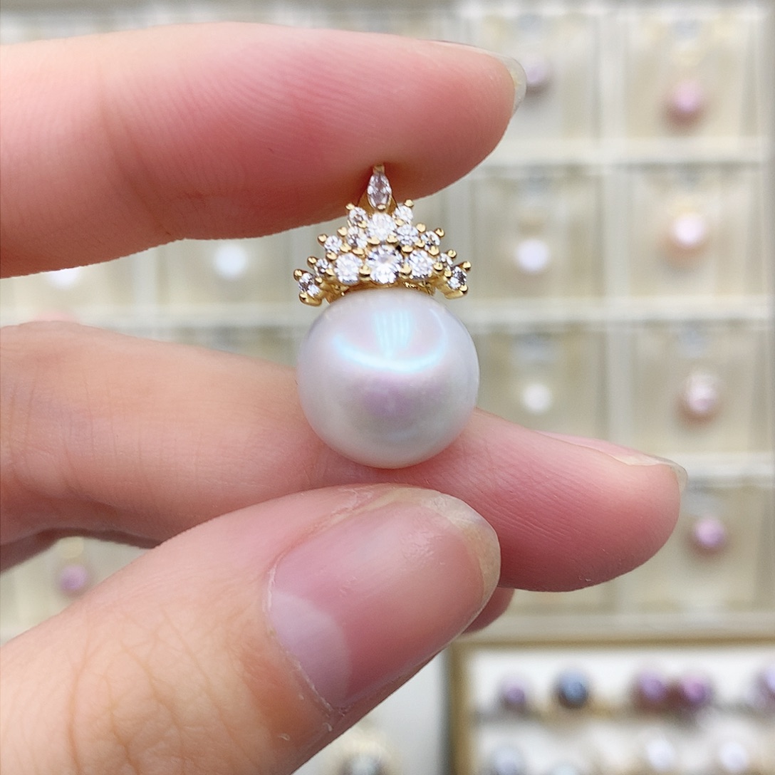 淡水珍珠颈饰合金