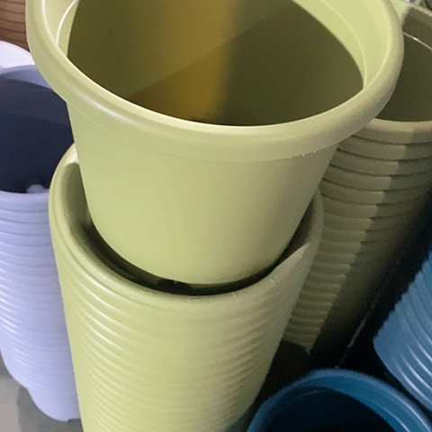 树脂四季4号6个带托果绿