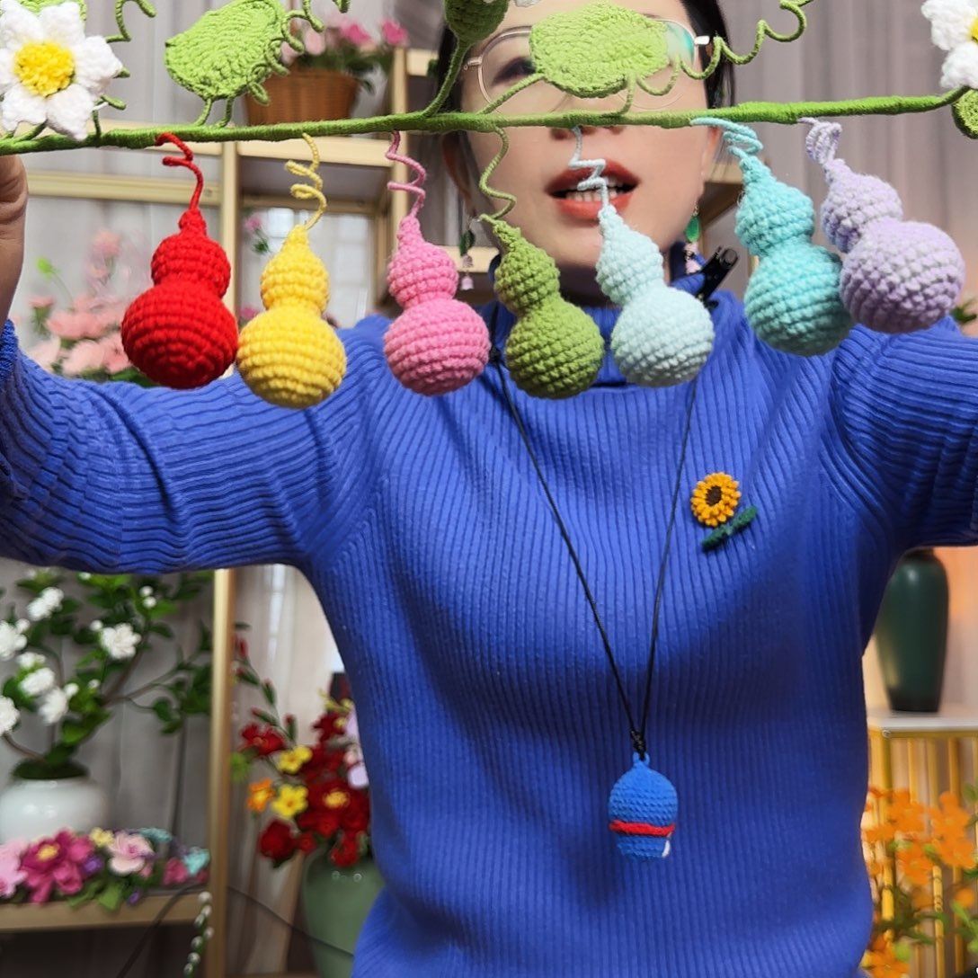 手工钩织设计葫芦