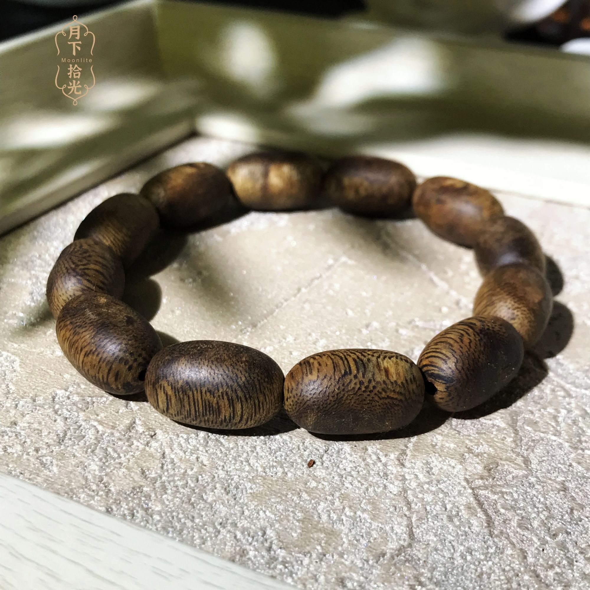沉香手串留疤鼻祖大山高龄原料自然醇化香中霸主