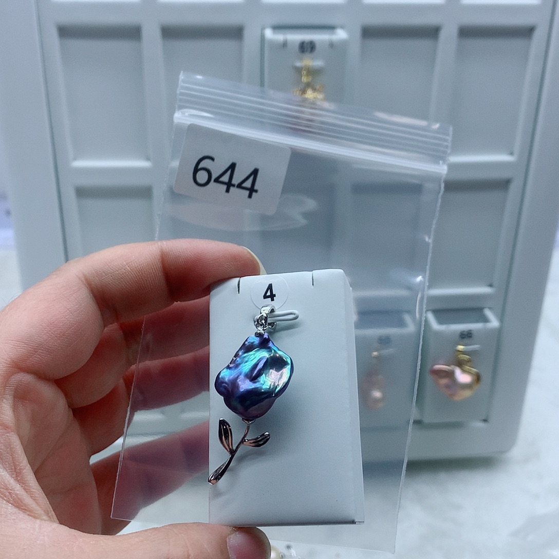 吊坠(不含链)淡水珍珠合金