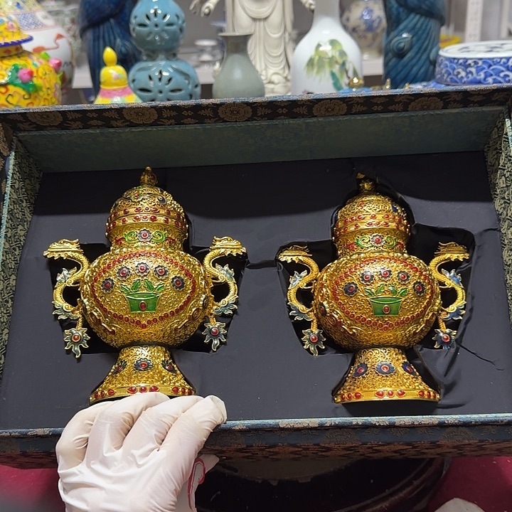 摆件工艺品瓷片装饰