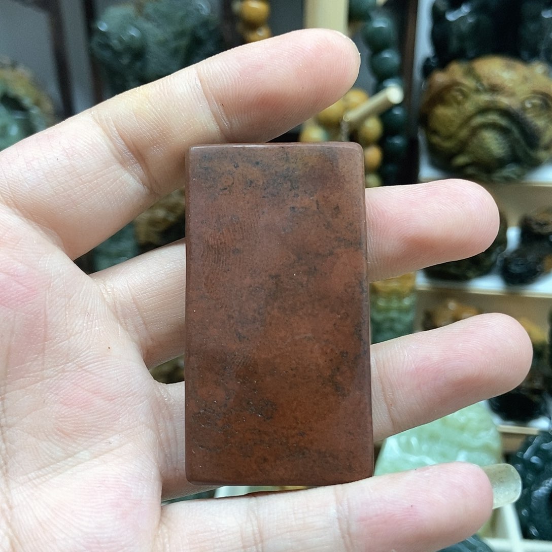 岫岩河磨玉（透闪石质玉）把件未镶嵌