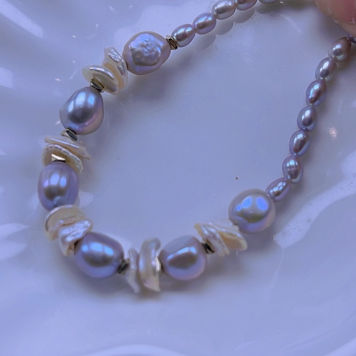 淡水珍珠手绳合金