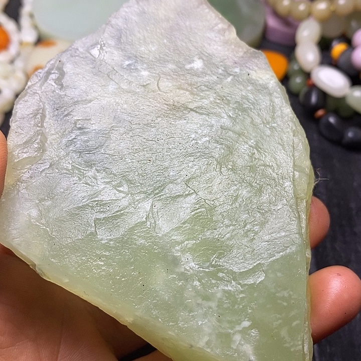 和田玉（糖玉）未镶嵌车挂