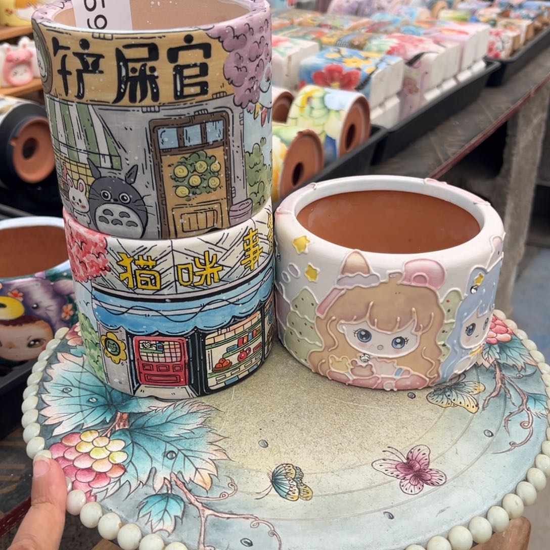 百***～359多肉花盆3个306元