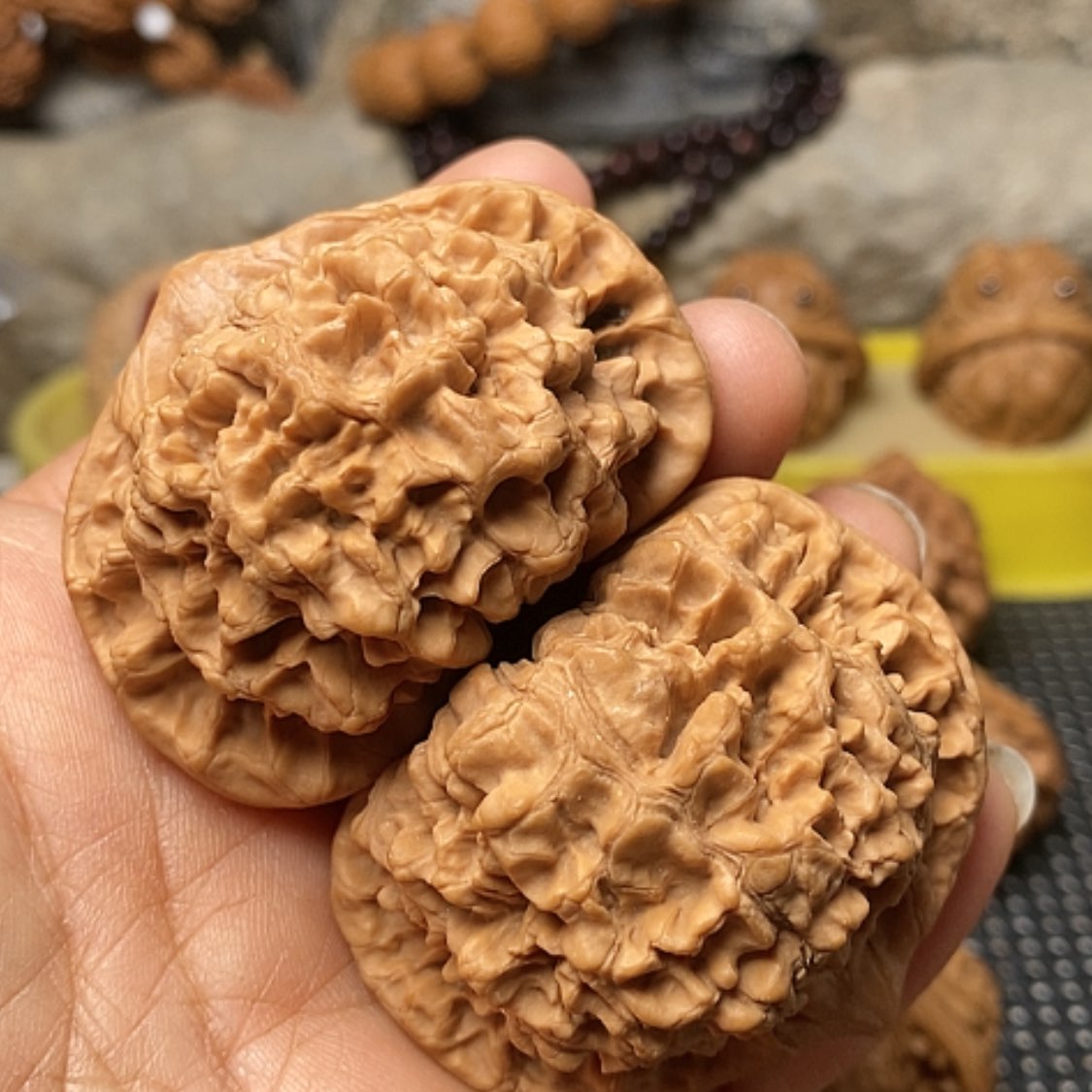 【闪购商品】把件文玩核桃麒麟官帽52