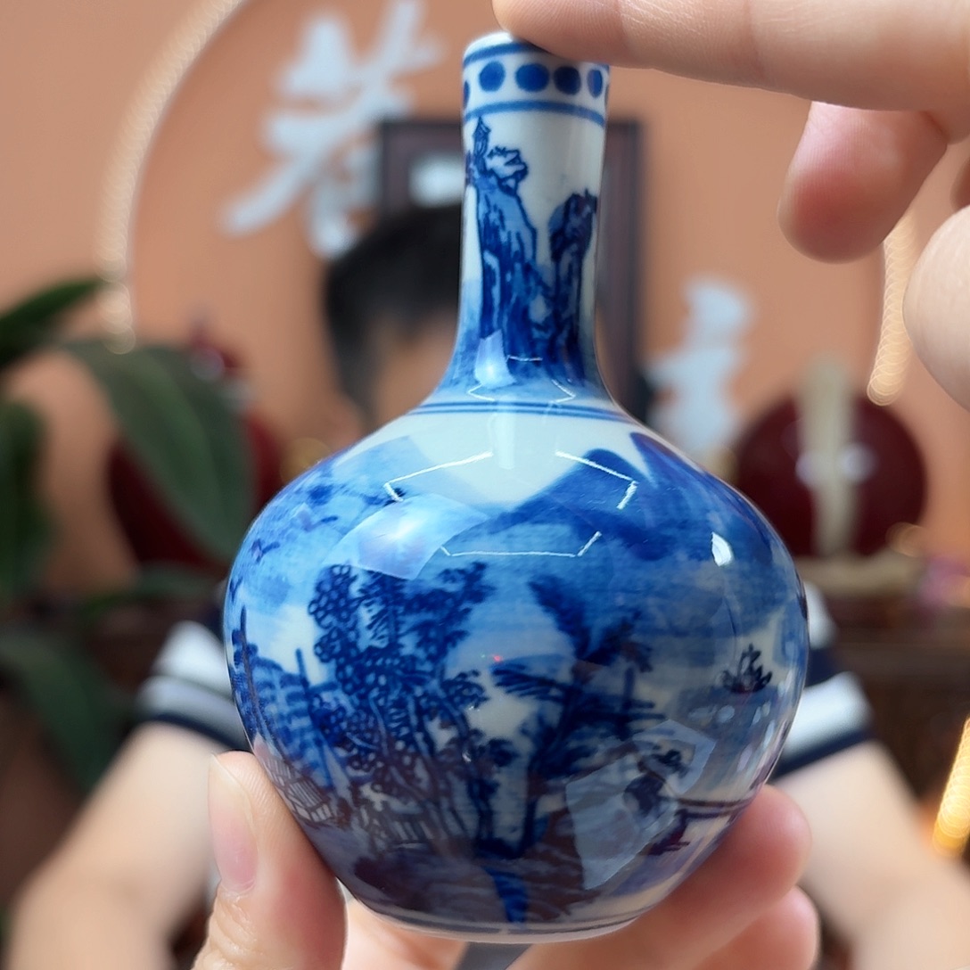 景德镇陶瓷手工花瓶