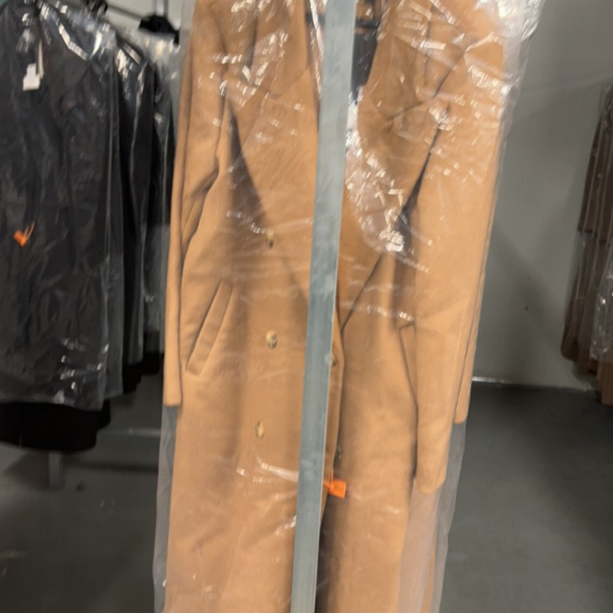 cocowang-羊毛双排扣大衣 #809