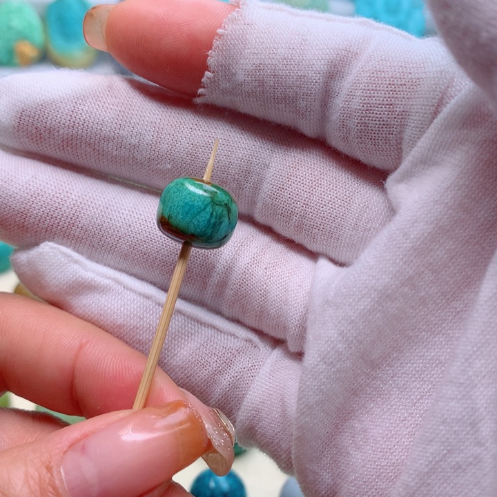 绿松石原矿未镶嵌I****本