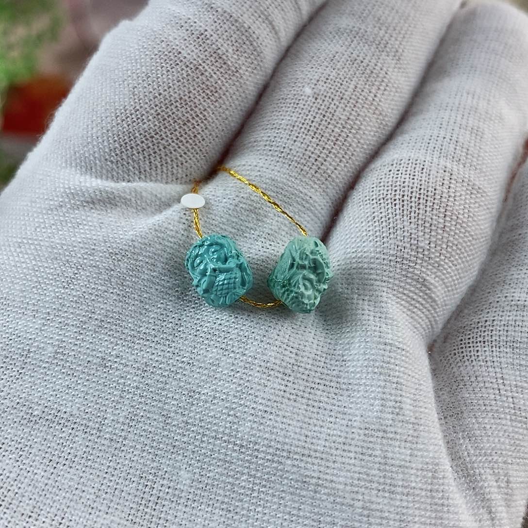 绿松石珠宝奇石未镶嵌