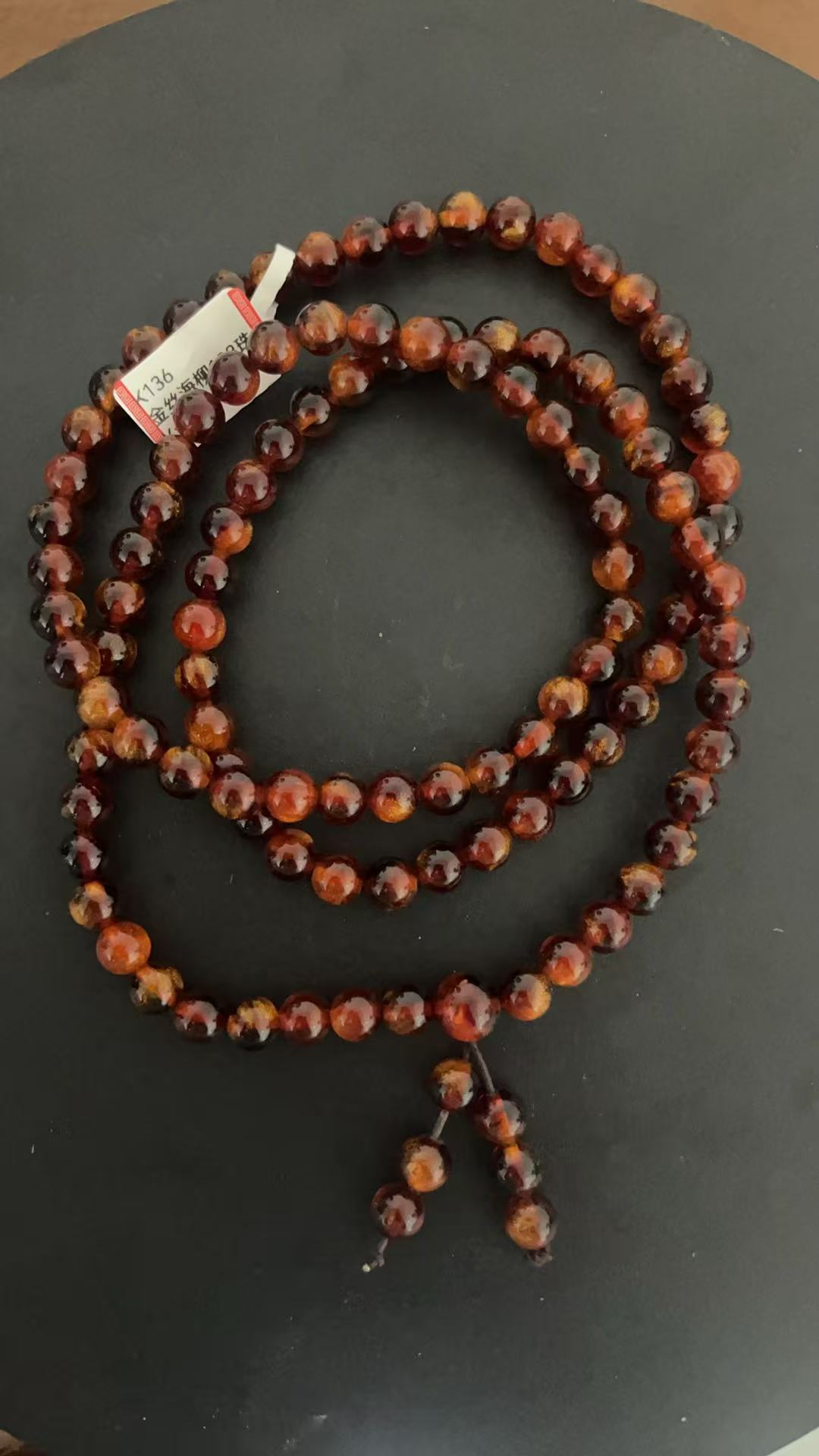 K139 精品金丝海流108链多圈（无礼盒）