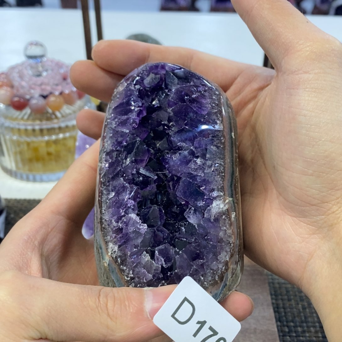 紫晶摆件摆件未镶嵌