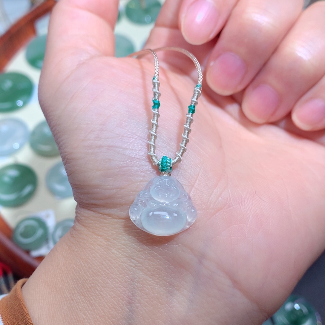 翡翠未镶嵌颈饰翡翠吊坠39