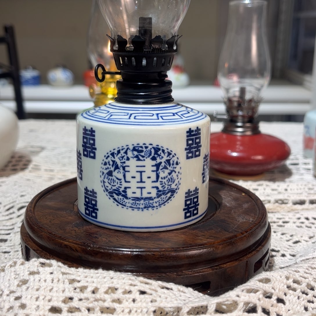 摆件景德镇陶瓷香薰灯