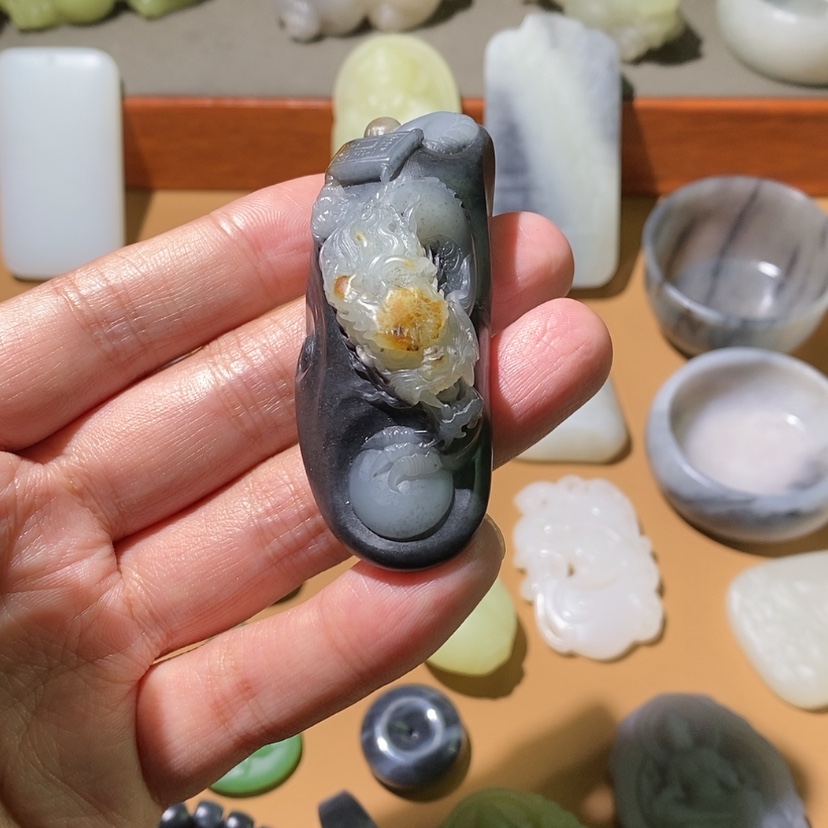 【闪购商品】和田玉挂件未镶嵌M****i