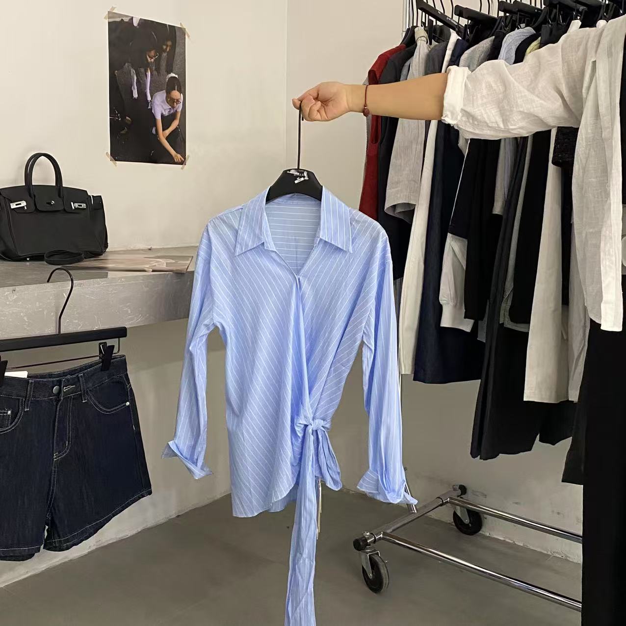 【ARONG阿荣家】衬衣06269-蓝色-F