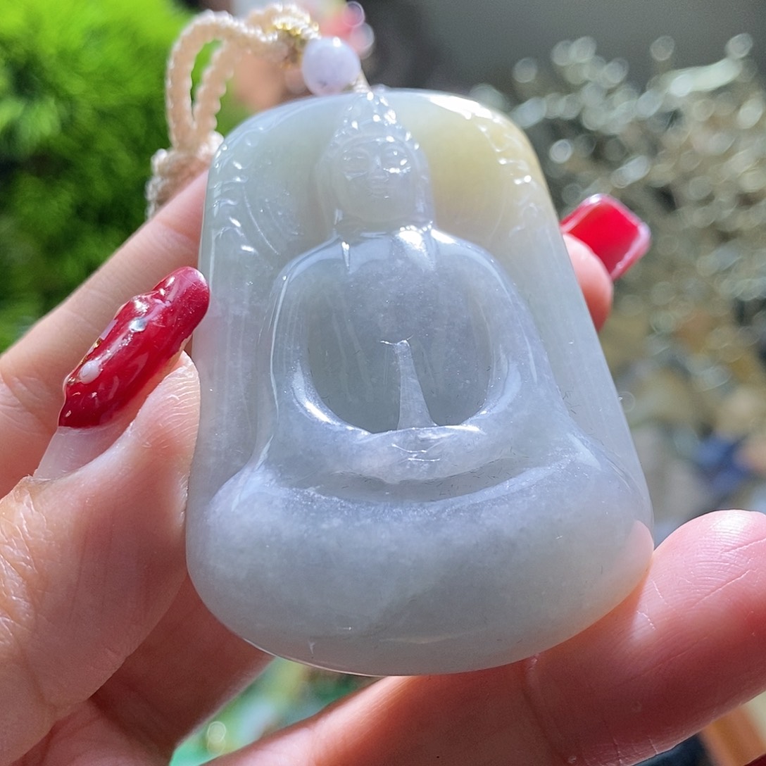 【闪购商品】翡翠颈饰未镶嵌观音