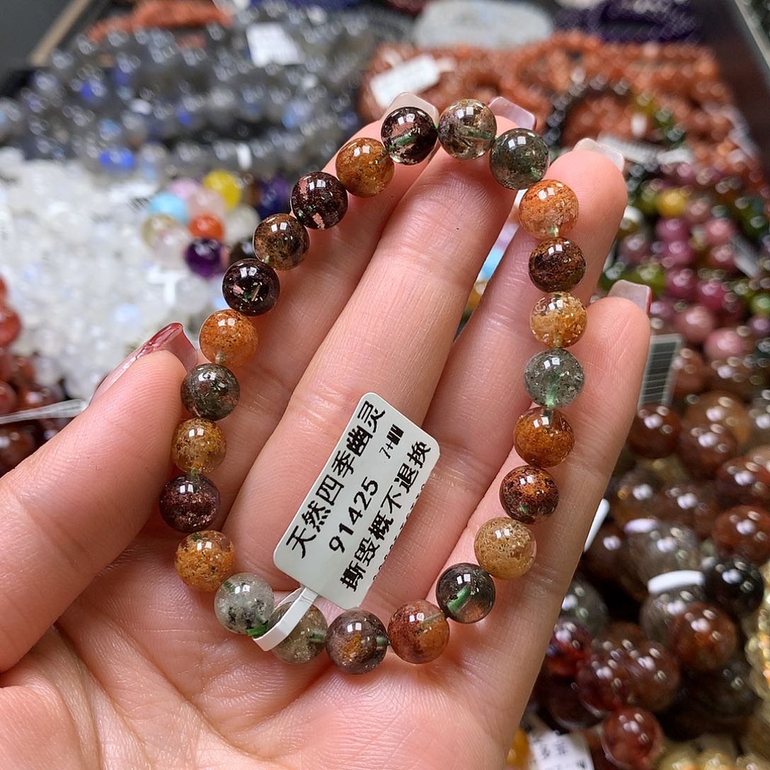 水晶手链未镶嵌，